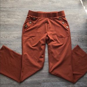 One5One burnt Orange sailor pants